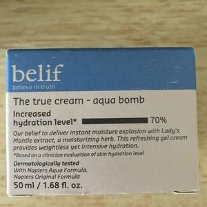New belif true cream aqua bomb with 6 samples